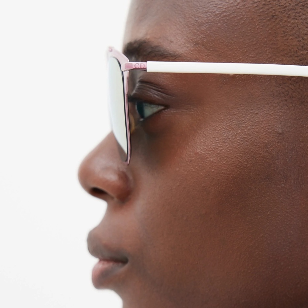 Dior Rounded Reflected M2Q0J Sunglasses Pink NWT - Picture 8 of 9